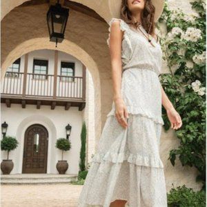 Synergy Vine Printemps spring dress NWOT